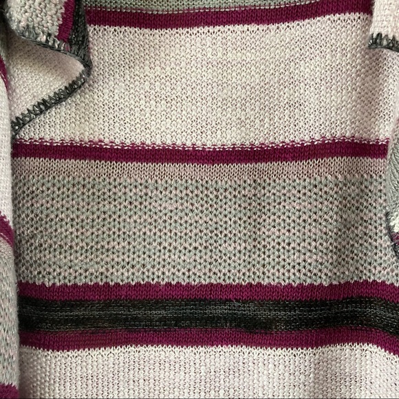 Xhilaration Striped Cardigan Sweater Vest L - Picture 3 of 7